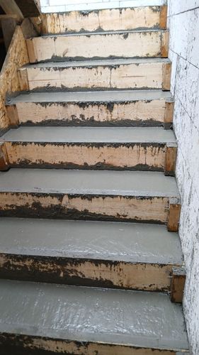 Glatte Betonfläche